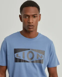 T-shirt de algodão com estampado|LION OF PORCHES Cheap