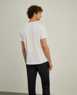 T-shirt de algodão com estampado|LION OF PORCHES Store