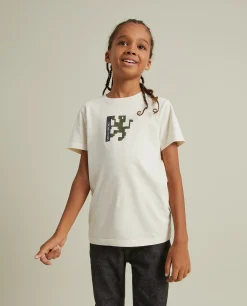 T-shirt de algodão com estampado|LION OF PORCHES Outlet