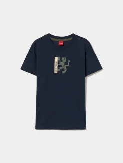 T-shirt de algodão com estampado|LION OF PORCHES Cheap
