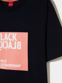 T-shirt de algodão com mensagem|LION OF PORCHES Flash Sale
