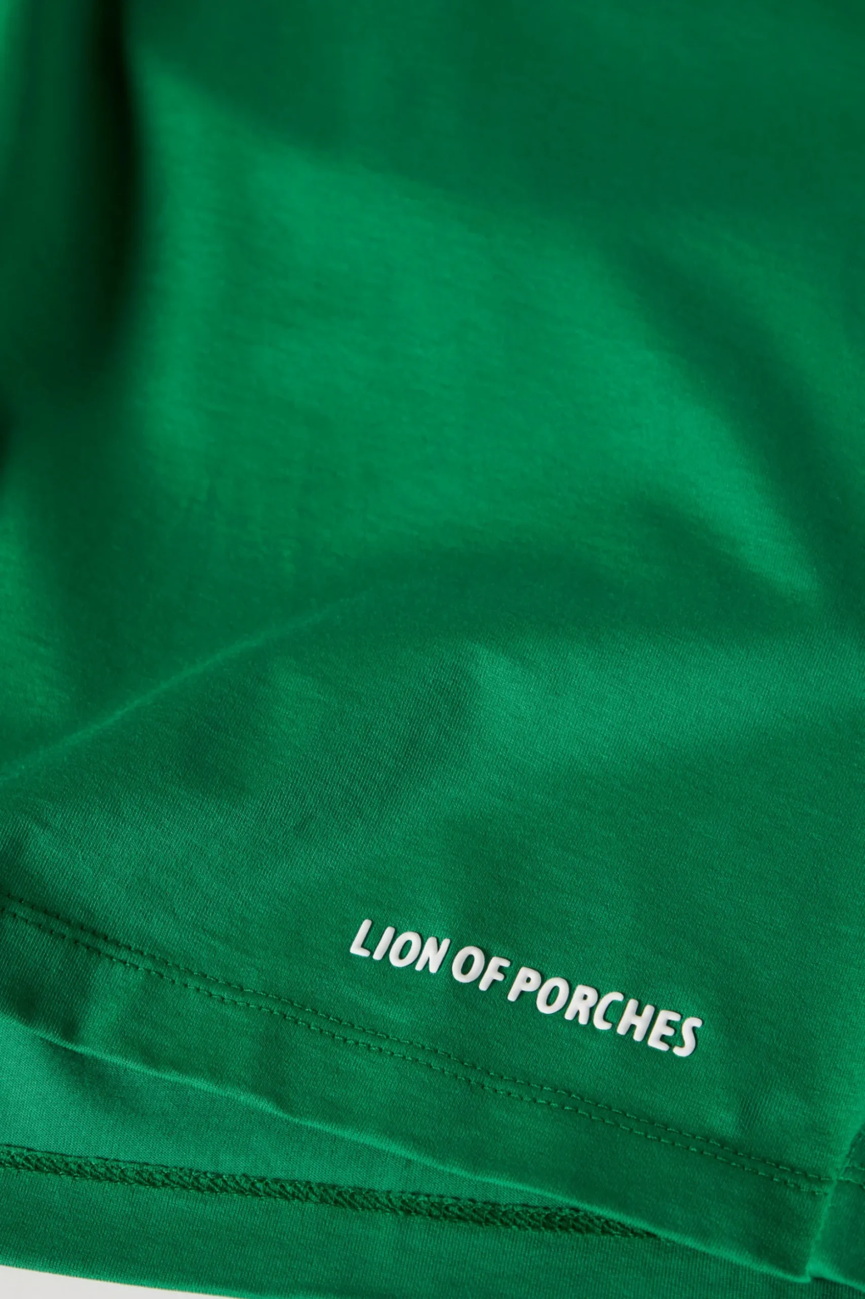 T-shirt de algodão decote em V|LION OF PORCHES Cheap