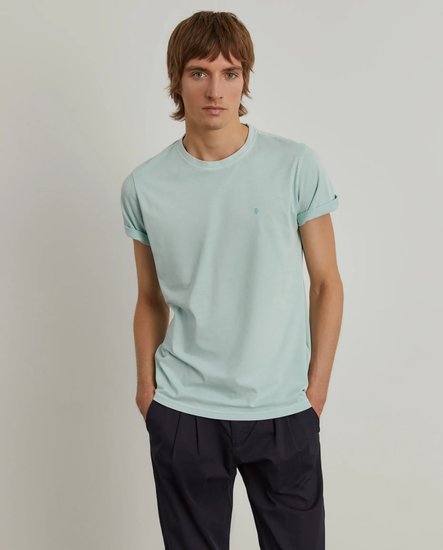 T-shirt de algodão garment dye|LION OF PORCHES Fashion