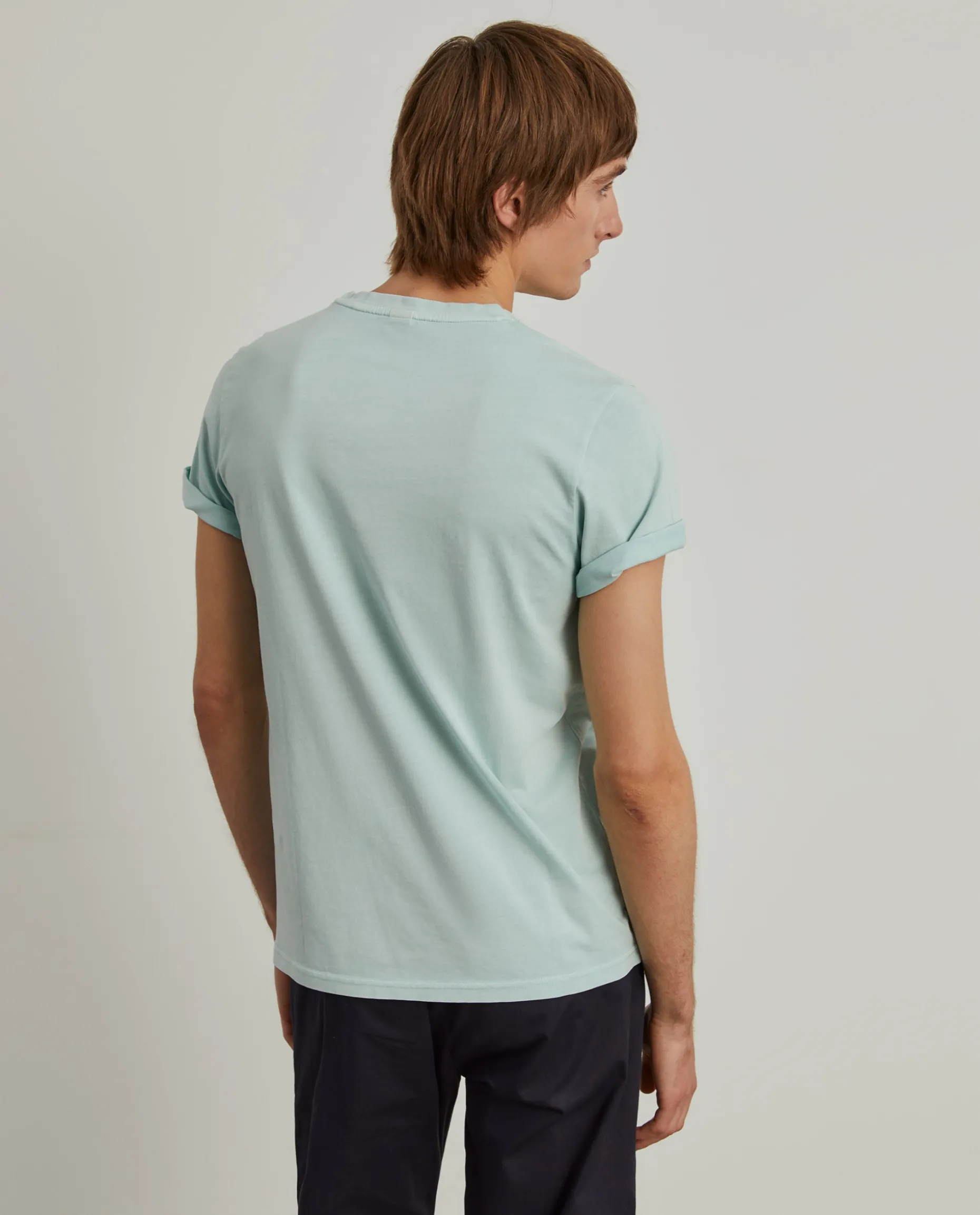 T-shirt de algodão garment dye|LION OF PORCHES Fashion