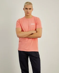 T-shirt de gola redonda 100% algodão|LION OF PORCHES Outlet
