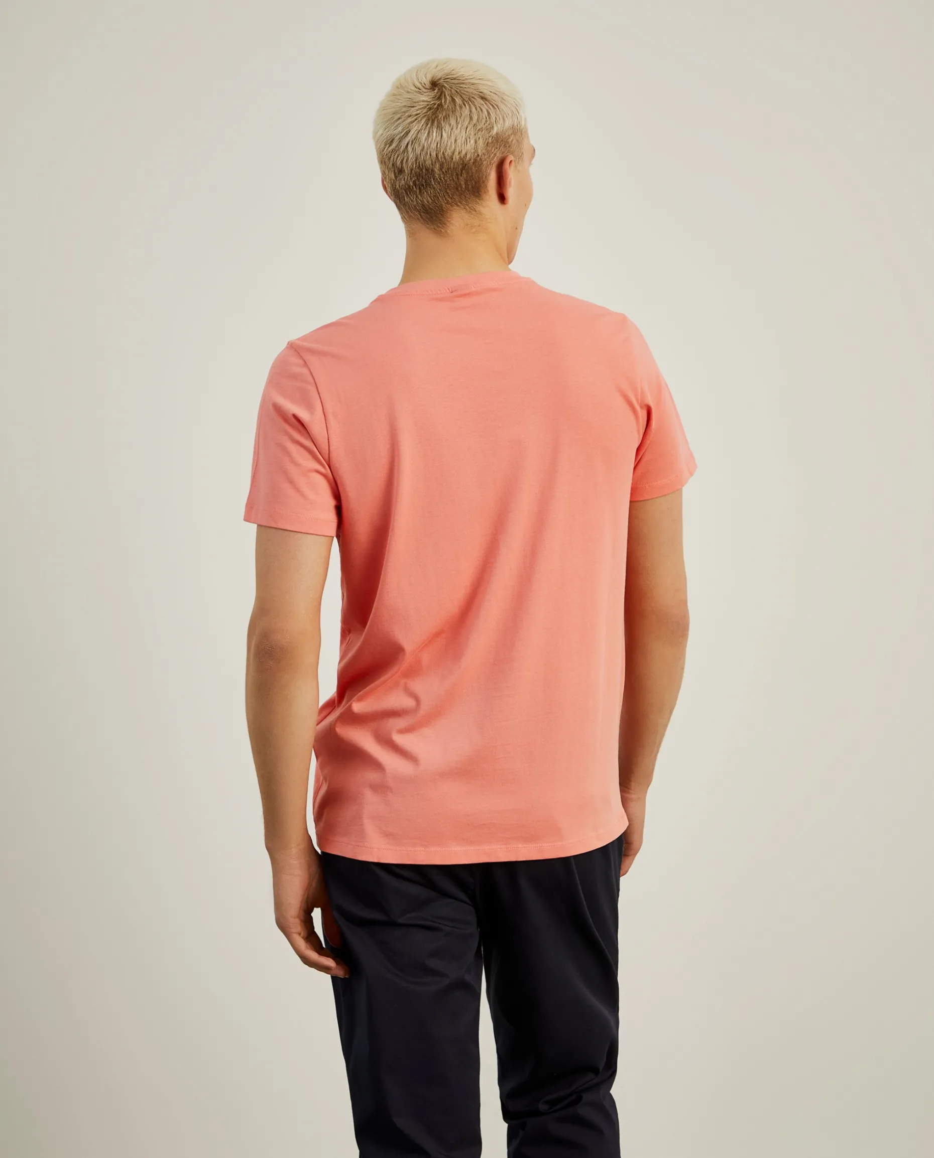 T-shirt de gola redonda 100% algodão|LION OF PORCHES Outlet