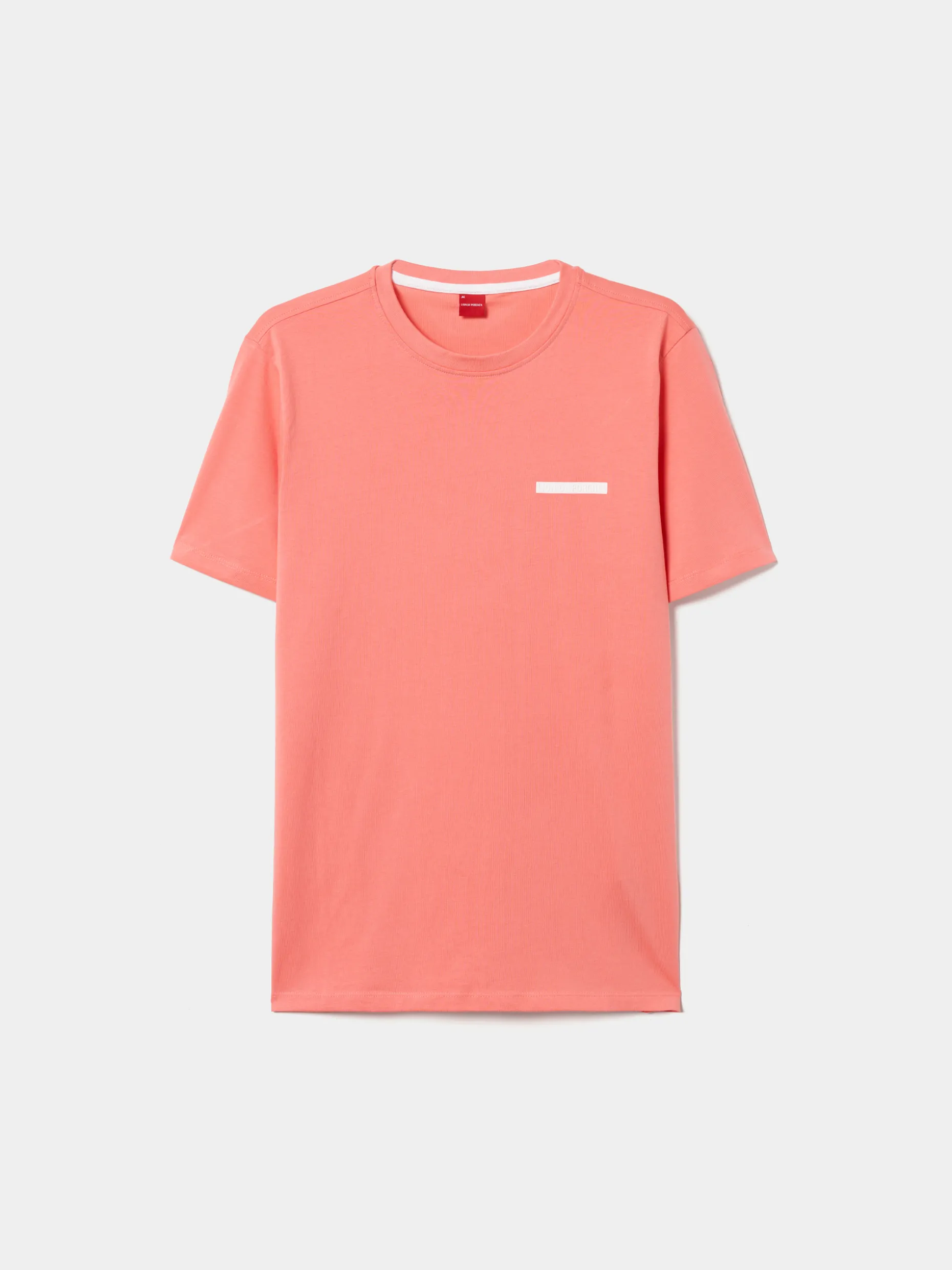 T-shirt de gola redonda 100% algodão|LION OF PORCHES Outlet