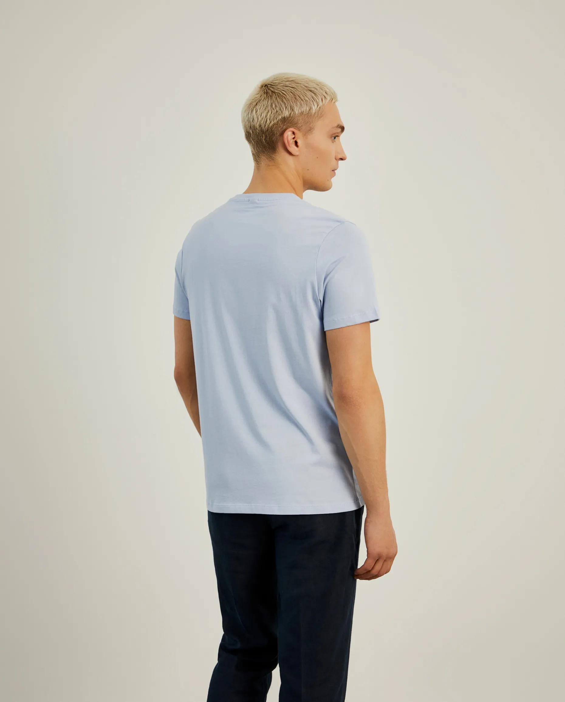 T-shirt de gola redonda 100% algodão|LION OF PORCHES Clearance