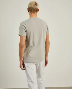 T-shirt de gola redonda 100% algodão|LION OF PORCHES Fashion