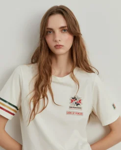 T-shirt feminina de algodão Lion x FDI|LION OF PORCHES Cheap