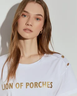 T-shirt de algodão|LION OF PORCHES Shop