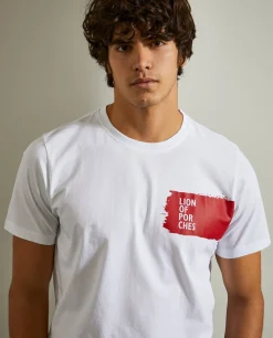 T-shirt manga curta|LION OF PORCHES Store