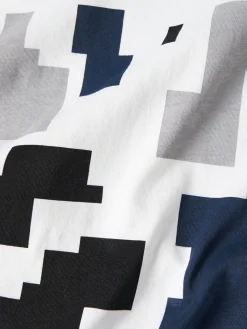 T-shirt manga curta com estampado|LION OF PORCHES Discount