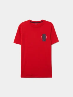 T-shirt manga curta em algodão|LION OF PORCHES Shop