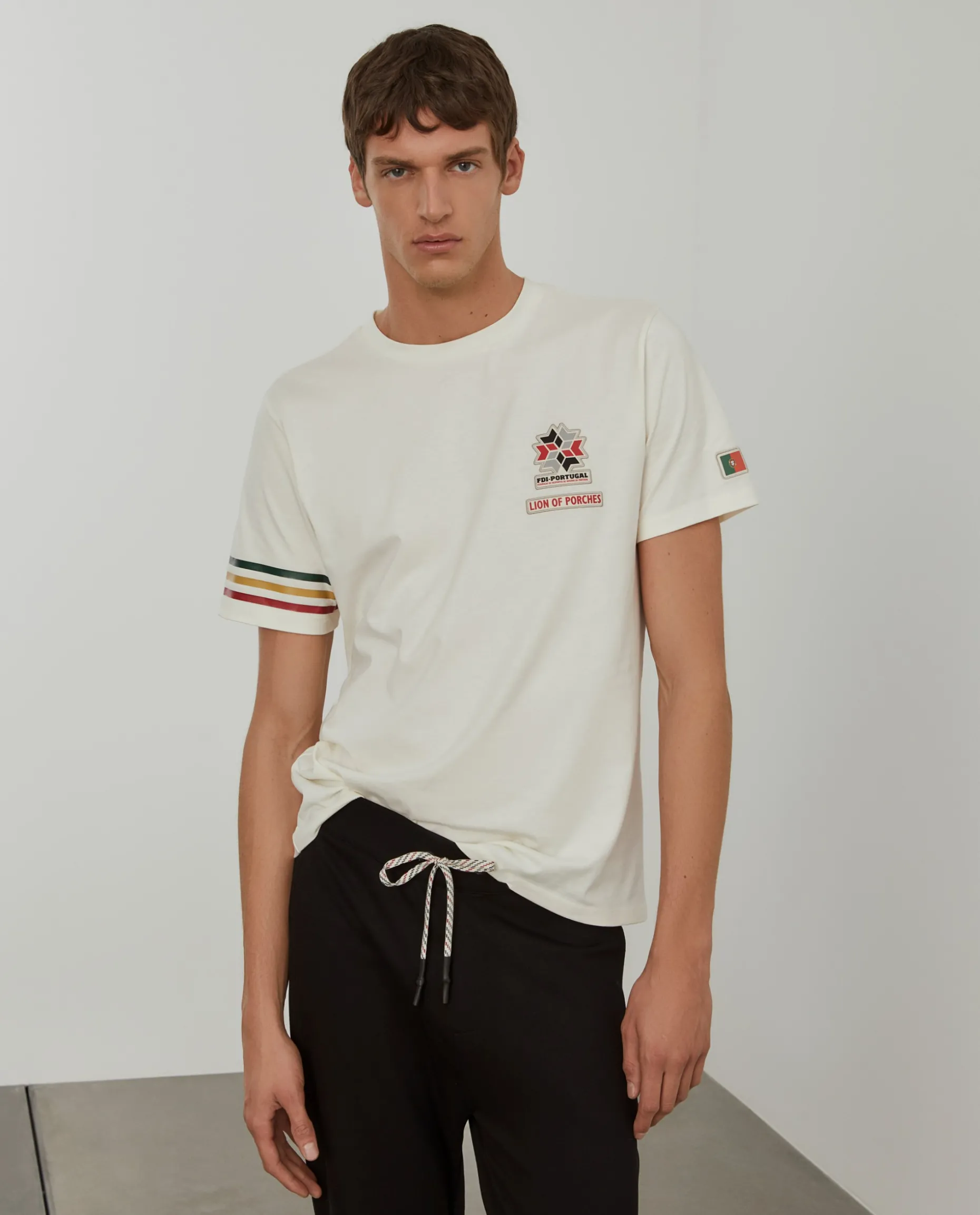 T-shirt masculina de algodão Lion x FDI|LION OF PORCHES Clearance