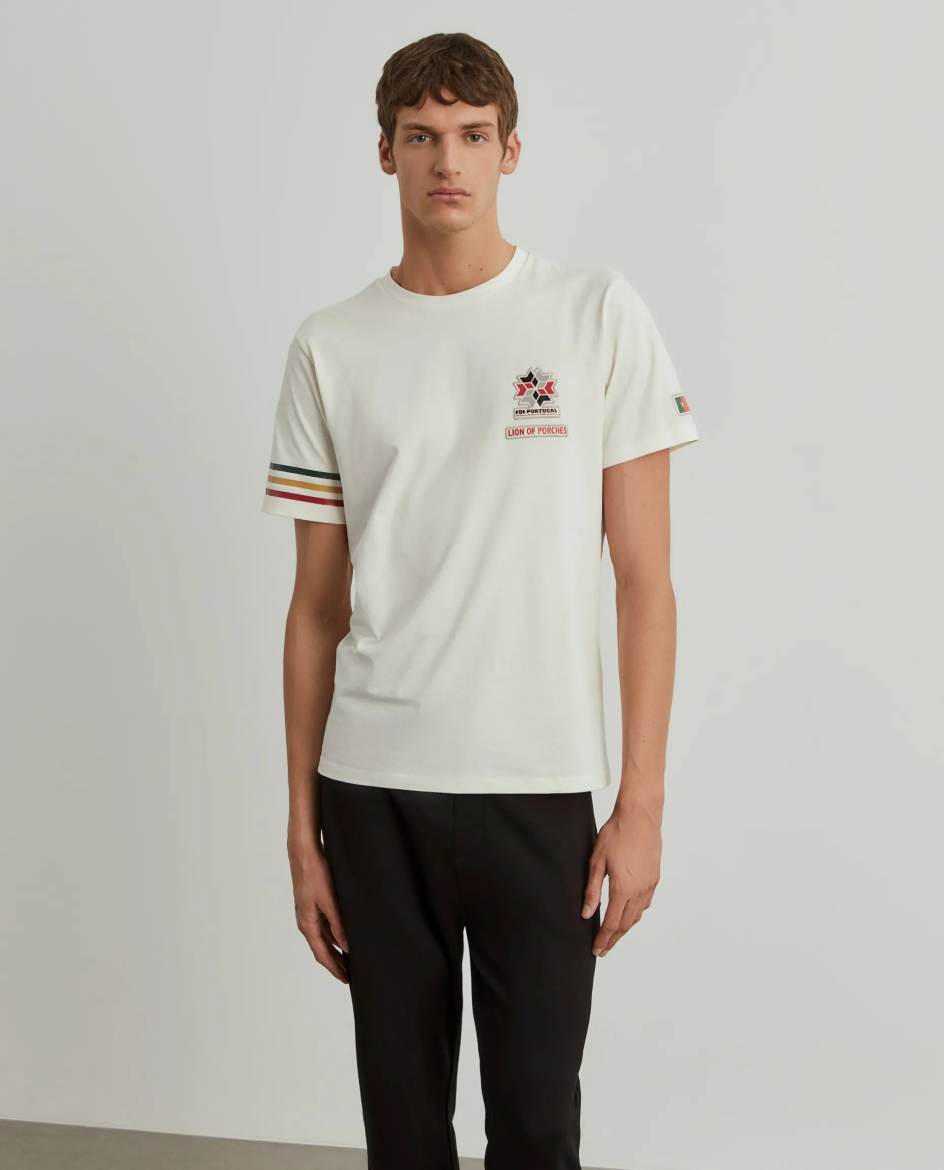 T-shirt masculina de algodão Lion x FDI|LION OF PORCHES Clearance