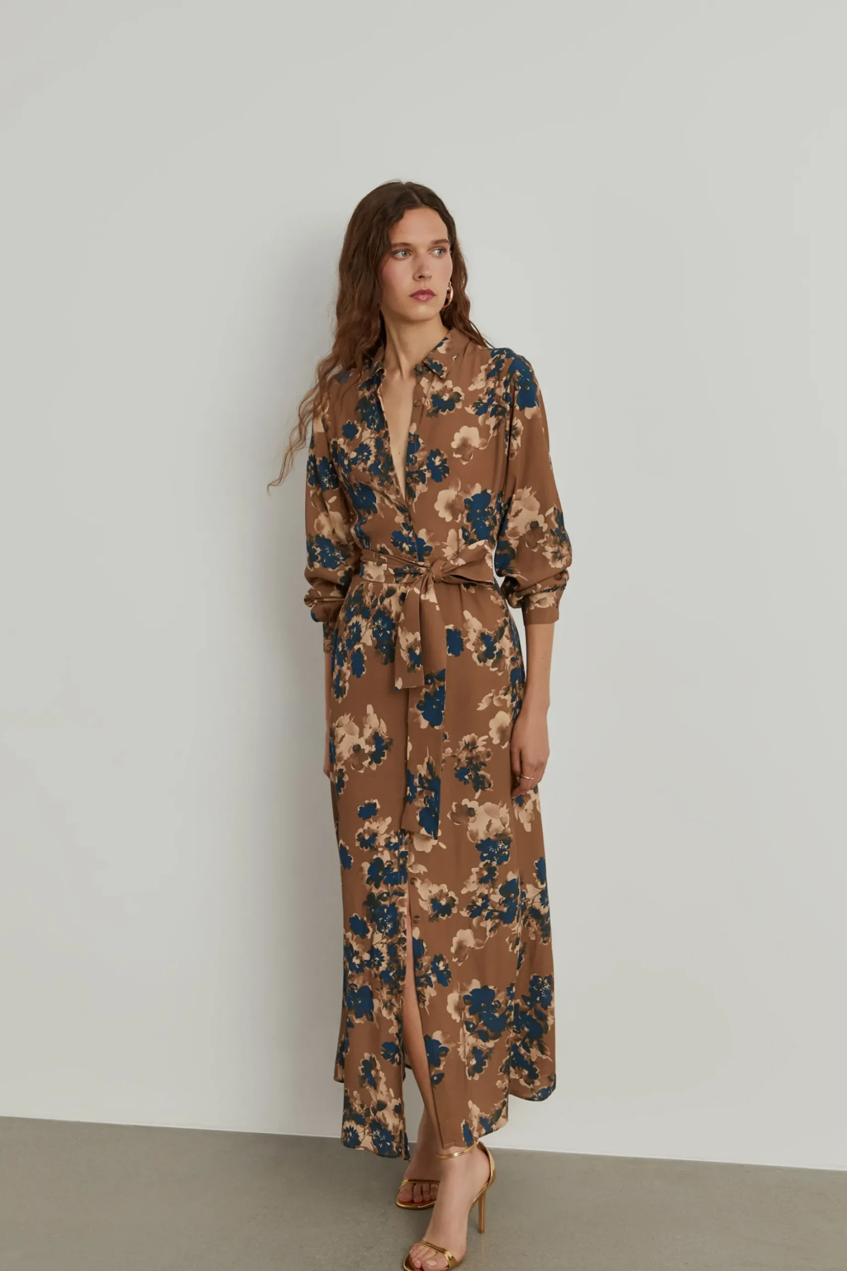 Vestido camiseiro floral|LION OF PORCHES Fashion