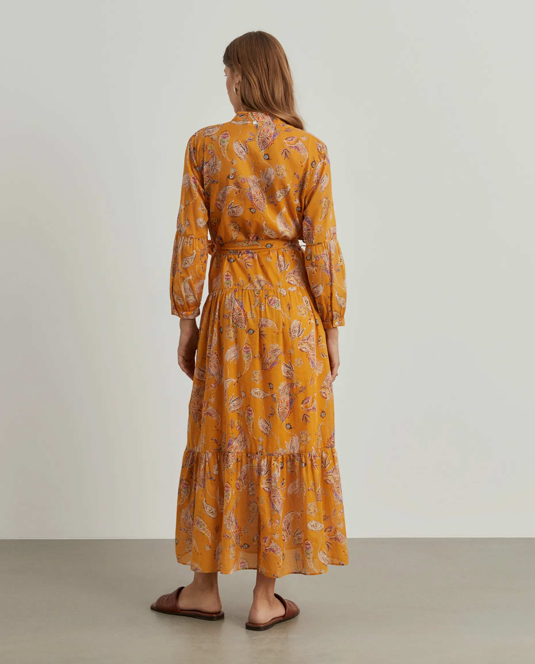 Vestido Comprido Estampado|LION OF PORCHES Discount