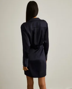 Vestido curto com drapeado|LION OF PORCHES Discount