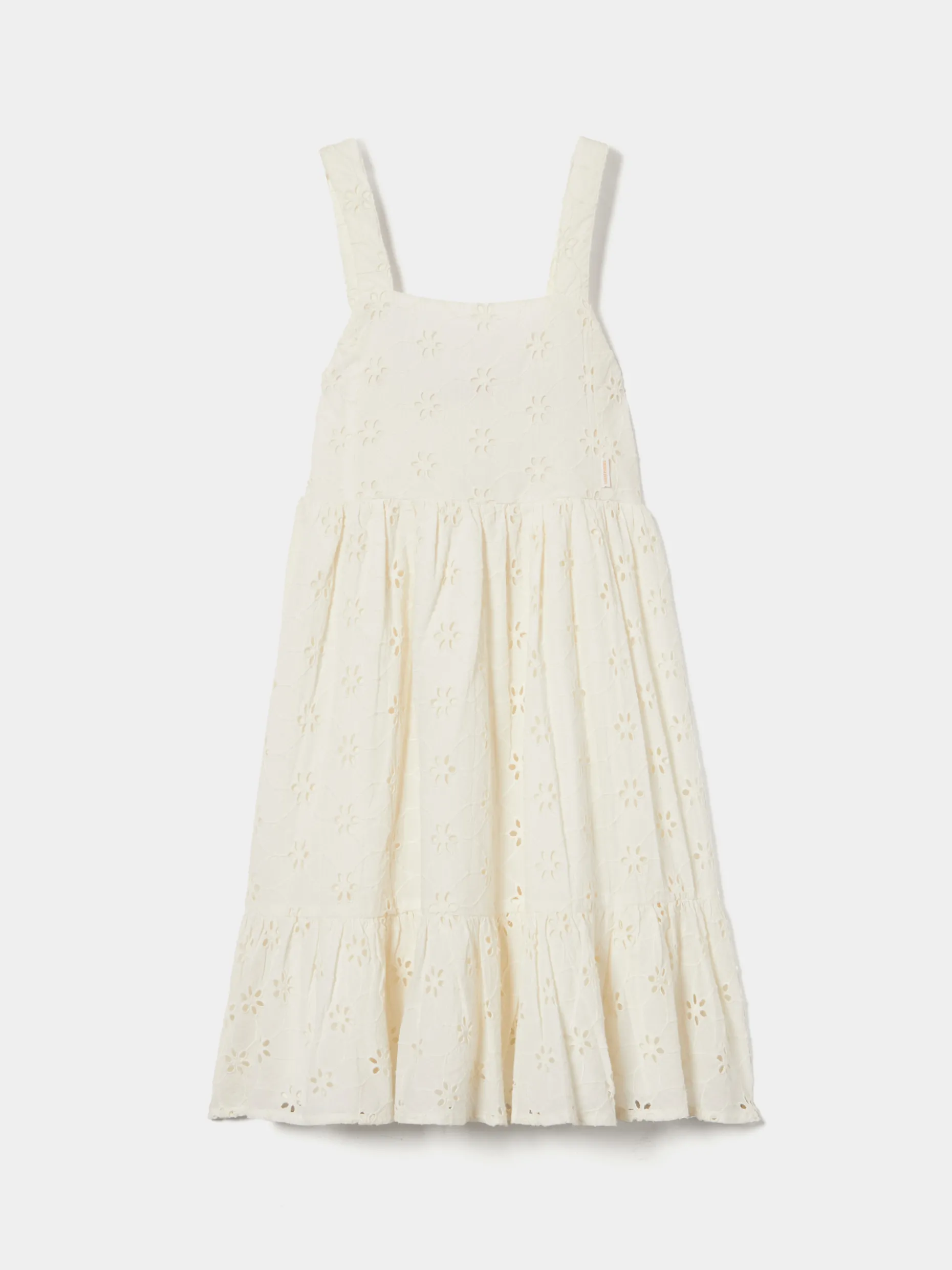 Vestido de alças em bordado inglês|LION OF PORCHES Flash Sale