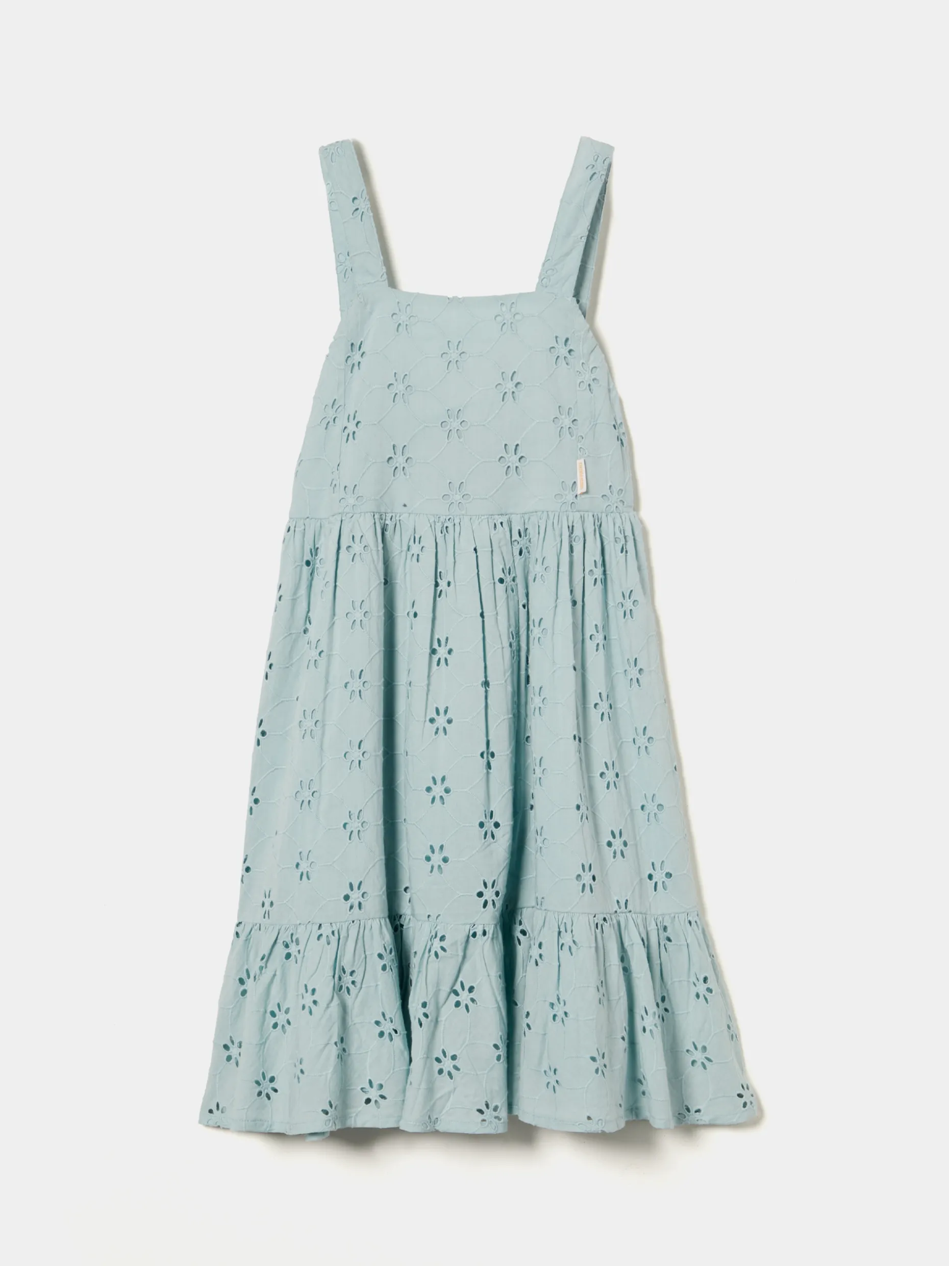 Vestido de alças em bordado inglês|LION OF PORCHES Best Sale