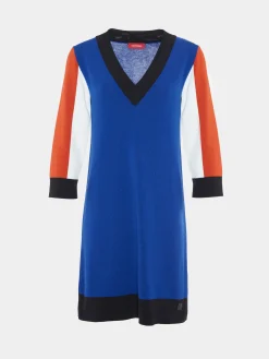 Vestido de malha colorblock|LION OF PORCHES Sale
