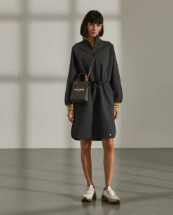 Vestido de malha com cintura ajustável|LION OF PORCHES Best