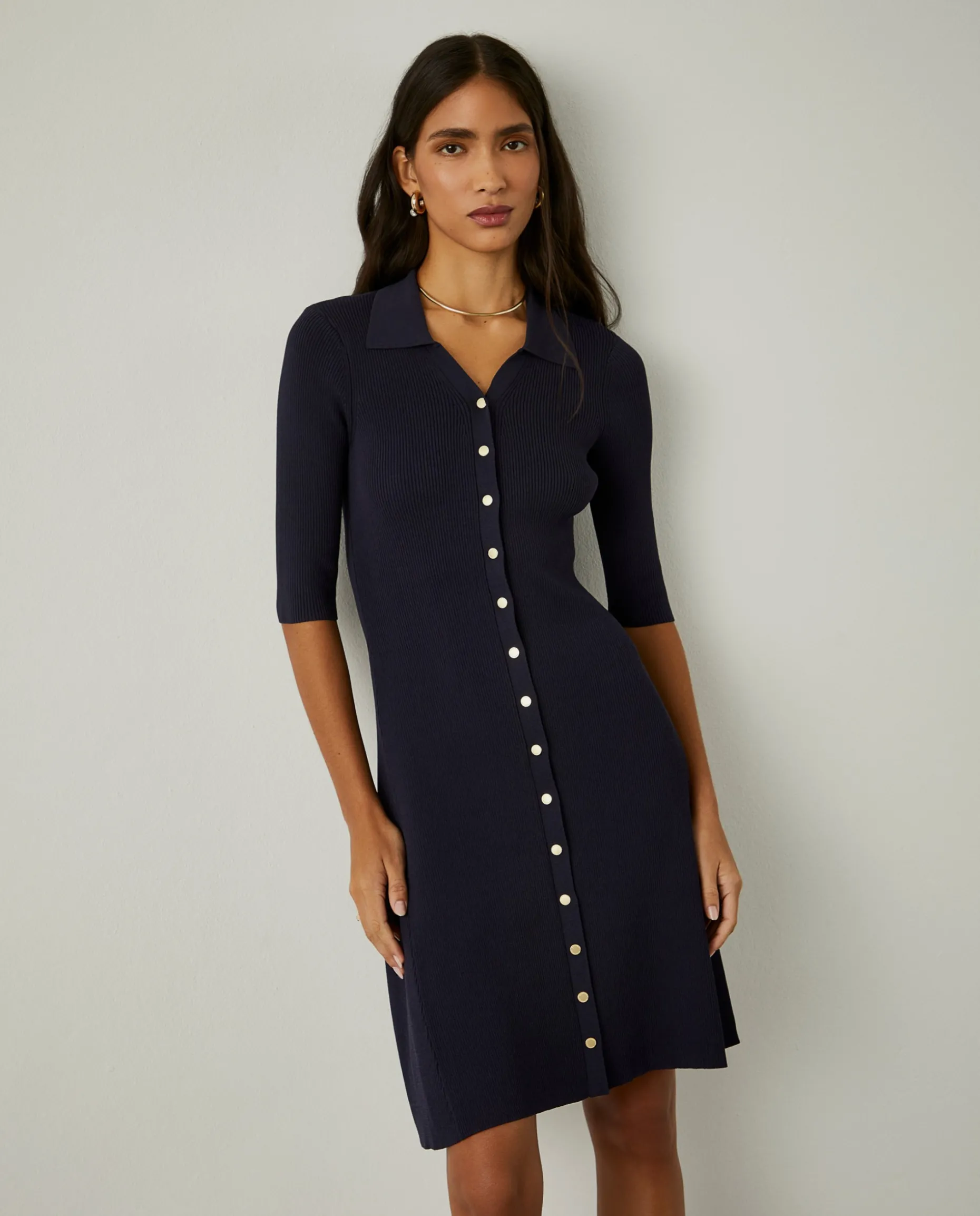 Vestido de malha com molas|LION OF PORCHES Discount