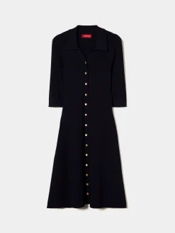 Vestido de malha com molas|LION OF PORCHES Discount