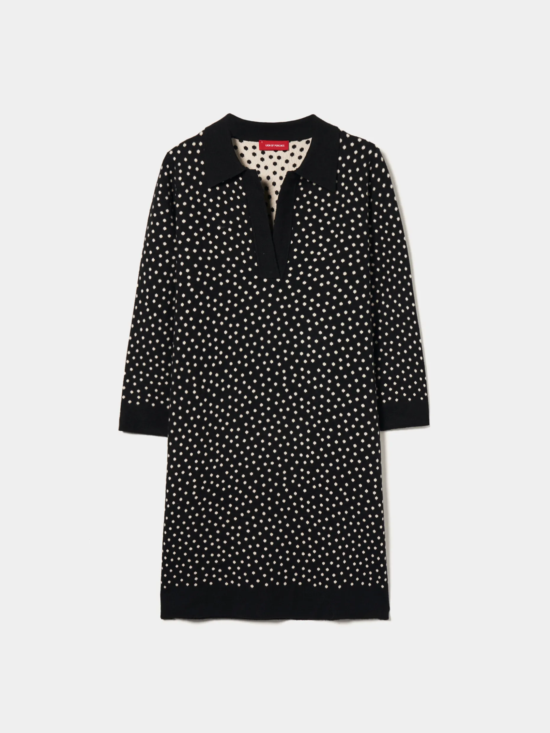 Vestido de malha polka dots|LION OF PORCHES Hot