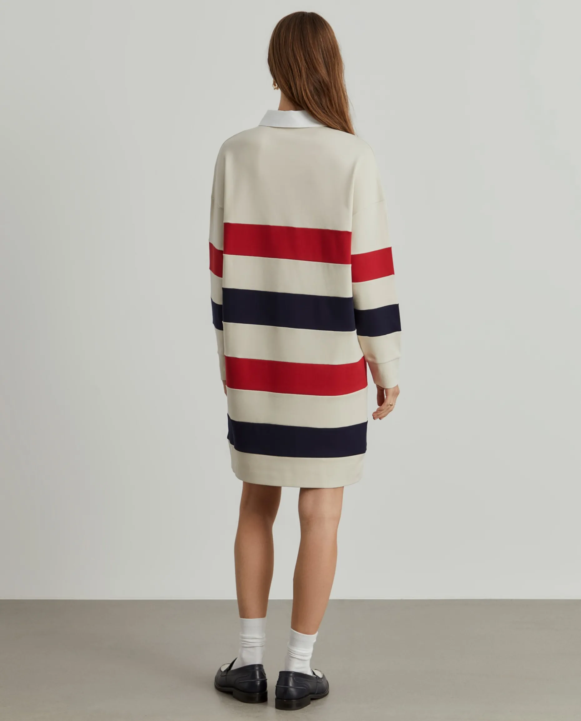 Vestido de malha às riscas|LION OF PORCHES Best Sale