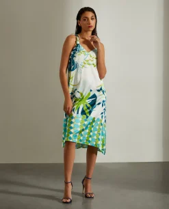 Vestido floral longo|LION OF PORCHES Clearance