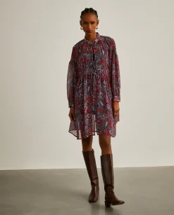 Vestido fluido com padrão cornucópias|LION OF PORCHES Hot
