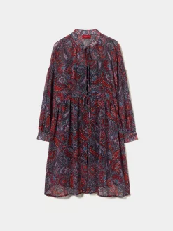 Vestido fluido com padrão cornucópias|LION OF PORCHES Hot