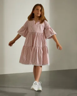 Vestido manga curta|LION OF PORCHES Cheap