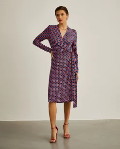 Vestido midi estampado|LION OF PORCHES Hot