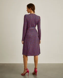 Vestido midi estampado|LION OF PORCHES Hot