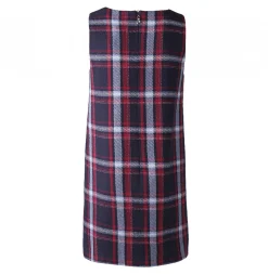 Vestido sem Manga Xadrez|LION OF PORCHES Best Sale