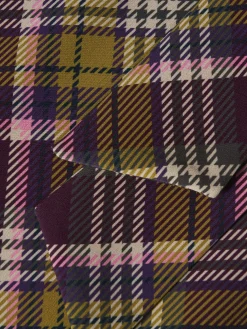 Vestido tartan manga comprida|LION OF PORCHES Best Sale
