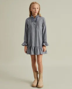 Vestido vichy manga comprida|LION OF PORCHES Best